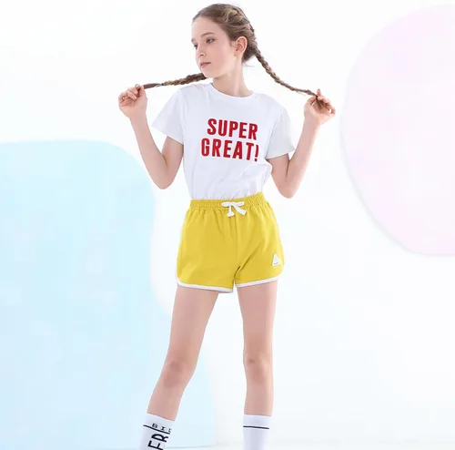 Vista 22 de Rolanko Pantalones cortos activos de delfín para niñas, paquete de 3 unidades, ciclismo, correr, verano, playa, atletismo, deportes, 4-14 años