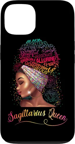 Vista 7 de iPhone 16 Sagittarius Queen Women November December Melanin Birthday Case