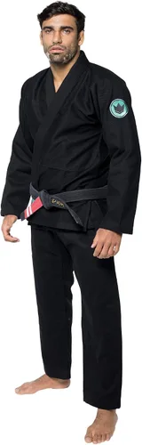 Vista 2 de KINGZ Classic 3.0 Brazilian Jiu Jitsu Gi - Kimono BJJ ligero para hombre - IBJJF Legal - 450gsm Pearl Weave Pro Competition
