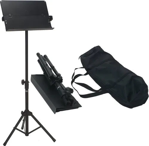 Vista 2 de Audio2000'S AST4381 - Soporte de partituras portátil para orquesta