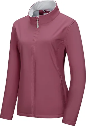 Vista 15 de 33,000ft Chaqueta impermeable Softshell para mujer, abrigo ligero con forro Verde militar
