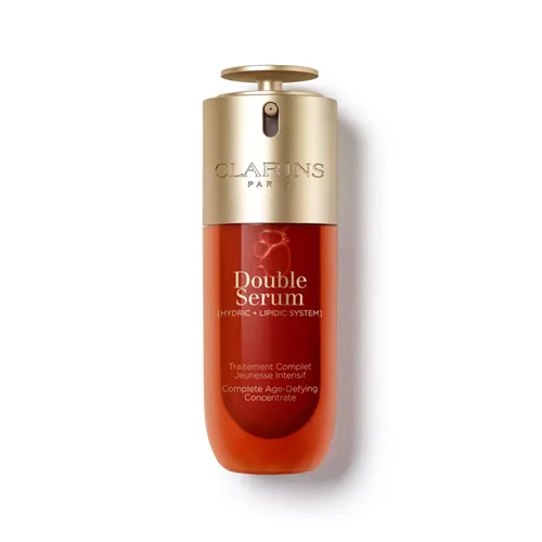 Vista 17 de Clarins DOBLE SÉRUM Suero Facial Antienvejecimiento Visiblemente Reafirma, Suaviza, Aumenta la Radiancia y Refina los Poros Hidratación 24H