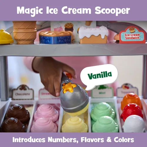 Vista 3 de LeapFrog Scoop and Learn Ice Cream Parlor - Juguete de rol para niños