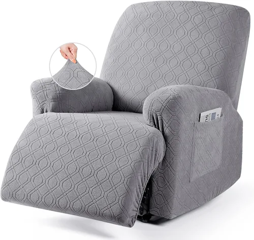 Vista 11 de VANSOFY Funda para silla reclinable, 3 piezas elásticas para silla reclinable, funda suave para silla reclinable, protector de muebles para perros