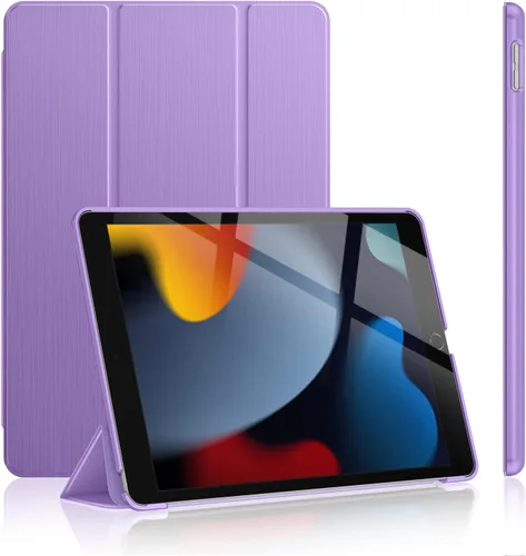 Vista 15 de Soke Funda para iPad de 9ª/8ª/7ª generación 2021/2020/2019, [soporte tríptico delgado + activación/suspensión automática], cubierta trasera