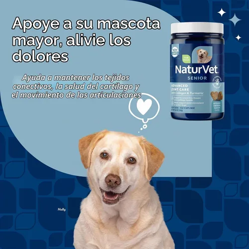 Vista 3 de NaturVet Suplemento avanzado para perros de salud articular - 60