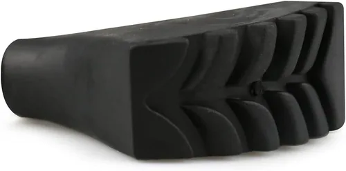 Vista 5 de Black Rubber Diamonds - Protectores de punta de repuesto para bastón de trekking – Se adapta a la mayoría de bastones de senderismo estándar