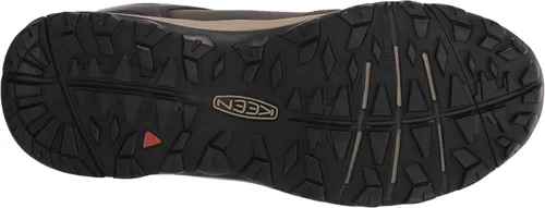 Vista 4 de KEEN Terradora 2 - Botas de senderismo impermeables de piel de altura media para mujer, BrindleRedwood