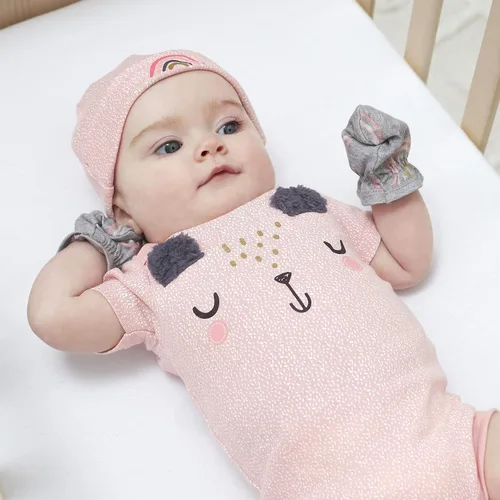 Vista 5 de Gerber Juegos de gorras y manoplas de 8 piezas y 9 piezas para bebés