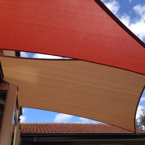 Vista 8 de E&K Sunrise - Toldo parasol rectangular de 18 x 22 pies, bloqueo UV, para pérgola, patio, jardín al aire libre (marrón)