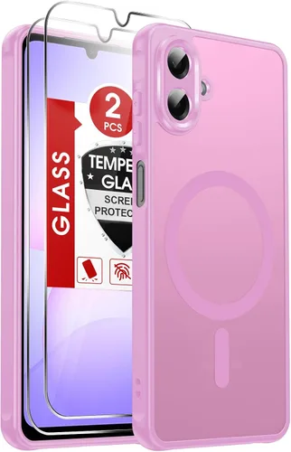 Vista 380 de LeYi Funda para teléfono Samsung-S23: protector de pantalla e imán MagSafe Púrpura