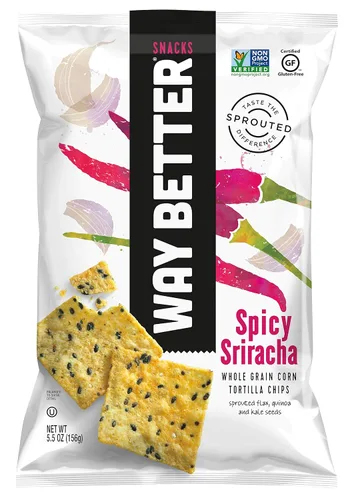 Vista 30 de Way Better Snacks Chips de tortilla, batata, 5.5 onzas