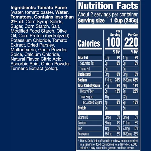 Vista 2 de Progresso Vegetable Classics, abundante sopa de tomate, sin gluten, 19 oz.
