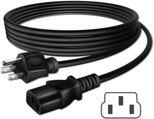 Vista 2 de Enchufe de cable de alimentación de CA con certificación UL de 6 pies/5.9 ft para reproductor de CD digital Rega Apollo-R Apollo