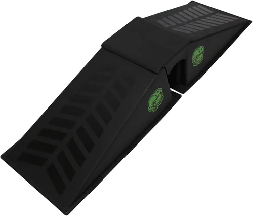 Vista 4 de Ten-Eighty Micro Flybox - Juego de rampas de lanzamiento con 2 rampas de conexión, monopatín portátil, bicicleta BMX, scooter, auto a control
