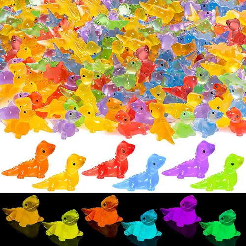 Vista 16 de 18 mini figuras luminosas de panda de resina con 2 bambúes para casa de muñecas