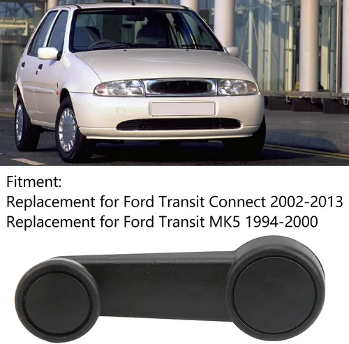 Vista 2 de Fydun 2 unids elevalunas de coche manivela manija de puerta reguladores manuales para tránsito enfoque escolta