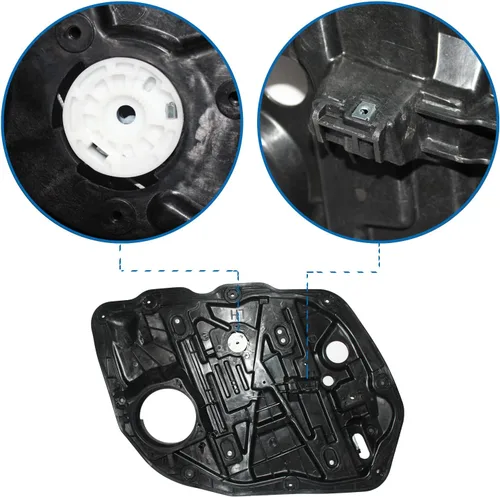 Vista 4 de Kia Optima Regulador de Ventanilla Eléctrica - Reemplazo de Puerta Delantera Izquierda del Conductor Para 2012 2013 Kia Optima 824714C500