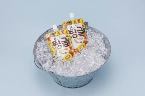 Vista 3 de Rawel Thingle Delicious Konjac Jelly - 1 caja (2.82 oz x 10 paquetes) / 6 calorías por bolsa, sin azúcar, baja en calorías, gelatina de sabor a