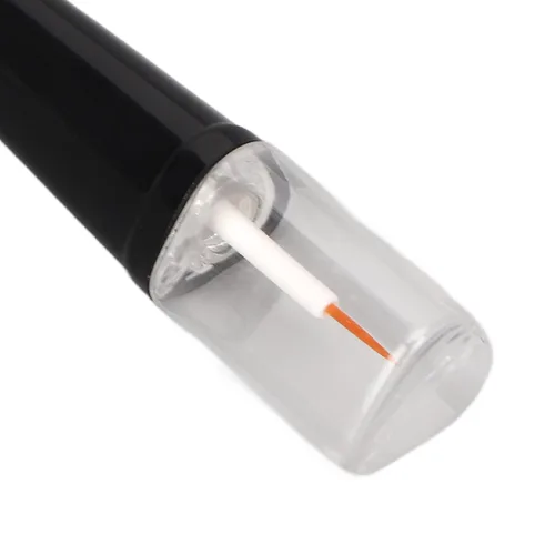 Vista 2 de 10 mini tubos de rímel transparentes vacíos de 0.17 onzas líquidas, mini plástico vacío transparente, contenedor de cosméticos de bricolaje que