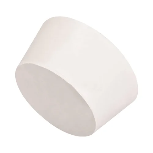 Vista 5 de uxcell Tapón de goma sólida en forma cónica blanca para el tapón de tubo de laboratorio tamaño 11