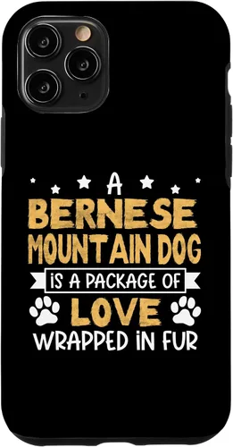 Vista 10 de iPhone 14 Un paquete de amor envuelto en piel - Estuche para perro de montaña bernés