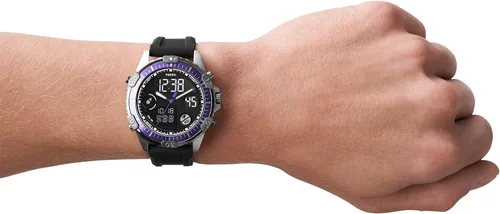 Vista 4 de Fossil Reloj cronógrafo de cuarzo de acero inoxidable Garrett para hombre 1732in Garrett FS5625