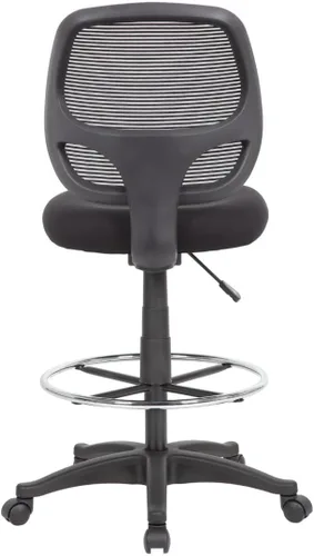 Vista 9 de Boss Office Products Taburete de malla de grado comercial, negro