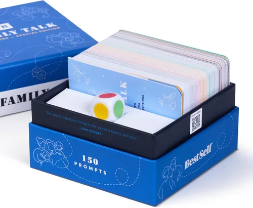 Vista 10 de BestSelf Deeper Talk Deck – 170 Conversation Starter Cards, 6 Categories
