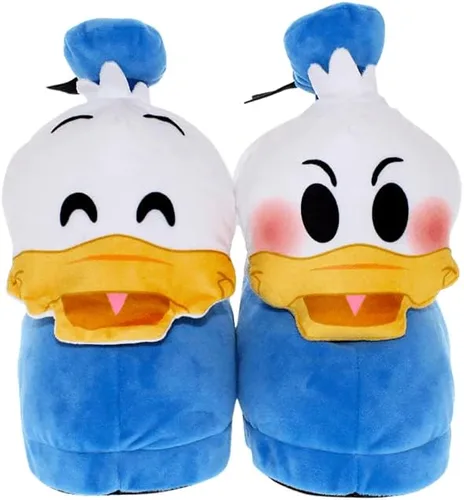 Vista 231 de Happy Feet - Pantuflas con licencia oficial de Disney y Pixar, pantuflas figurales para hombres, mujeres, niños, como se ve en Shark Tank