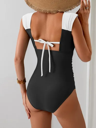 Vista 2 de B2prity Traje de baño de una pieza para mujer con control de abdomen