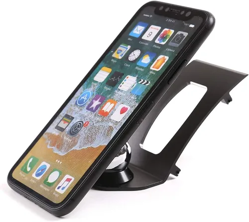 Vista 5 de Soporte de teléfono móvil de aleación de aluminio de 3 colores para consola central de coche, ventilación de aire, montaje de teléfono celular