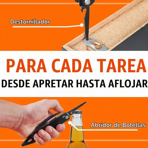 Vista 7 de RAK Pro Tools - Alicates multiherramienta – Regalos únicos geniales para papás que lo tienen todo – Multiherramienta compacta de supervivencia DIY