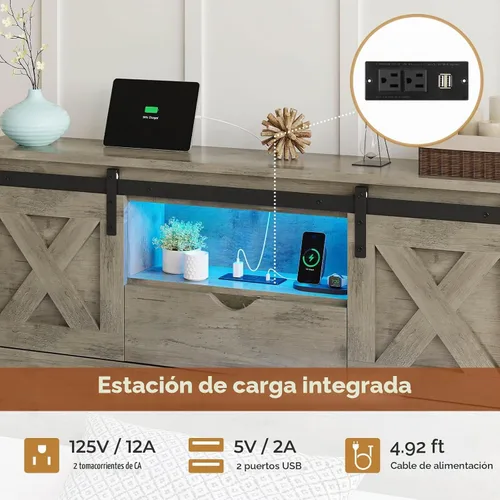 Vista 7 de Hasuit Marco de cama de granja tamaño individual con 2 cajones de almacenamiento, plataforma de madera con luces LED y estación de carga, cabecera