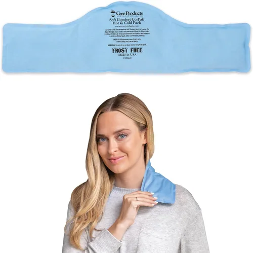 Vista 13 de Compresa para tratamiento Hot and Cold Core Products CorPak Soft Comfort - Fabricado en EE. UU., Azul, 1 Flexible reusable therapy pack delivers