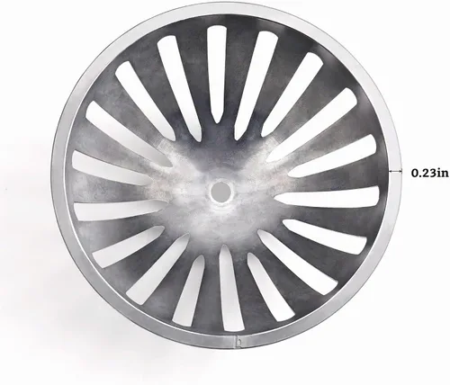 Vista 9 de Cubierta de drenaje de piso de aluminio, cubierta de cúpula resistente 5-1/2 pulgadas Commercial Floor Drain Strainer, Preventing Leaves from