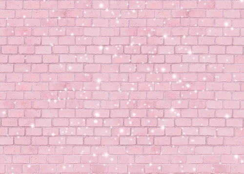 Vista 7 de Fondo de Fotografía de Pared de Ladrillos de Purpurina Rosa Retro 1,5x0,9 m, Ideal para Fiestas de Cumpleaños de Niñas, Baby Shower, Despedida