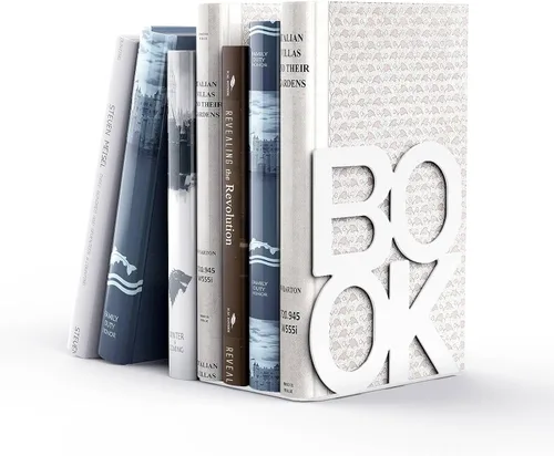 Vista 10 de Extremos para libros, soportes decorativos de metal para libros, libros, diseño de apariencia única, resistente Tapón de metal antideslizante