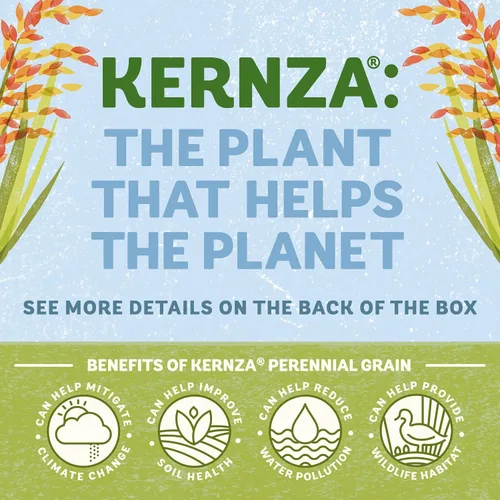 Vista 3 de Cascadian Farm Honey Oat Crunch con Almendras, Cereal Orgánico, Hecho con Grano Entero, 14.4 oz Contains Kernza Grain to Help Mitigate Climate