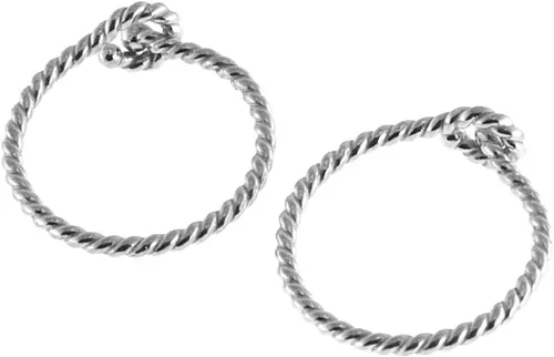 Vista 25 de Aretes de plata de ley abiertos para cartílago, tragus, delgados, calibre 22