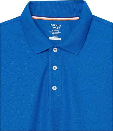 Vista 8 de French Toast Camisa de uniforme de polo piqué de manga corta para niños (estándar y husky)