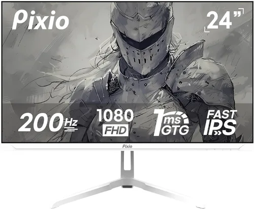 Vista 26 de Pixio PX246 Wave Beige 24 pulgadas 120Hz Frecuencia de Actualización Resolución FHD 1080p Panel IPS 4ms GTG Tiempo de Respuesta Monitor