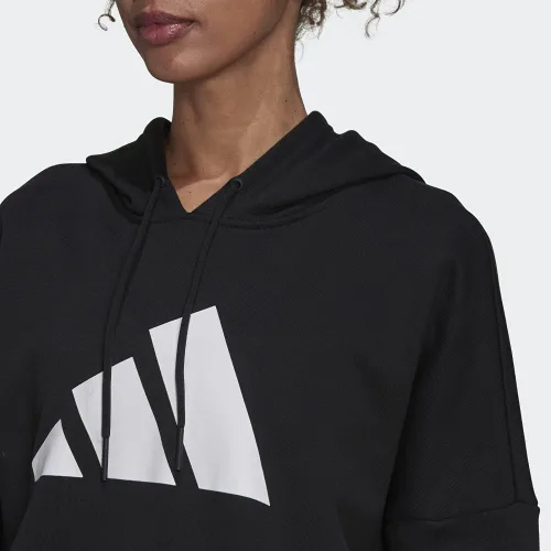 Vista 8 de adidas Sudadera deportiva con capucha Three Bar para mujer