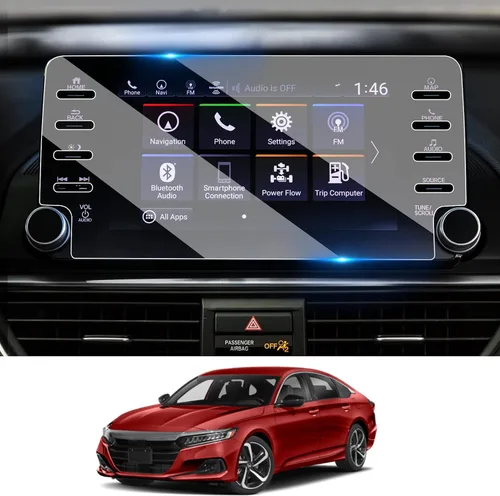 Vista 11 de Moonlinks Protector de pantalla compatible con Honda Accord 2025 2024 2023 de 12.3 pulgadas, protector de pantalla de vidrio templado, dureza 9H