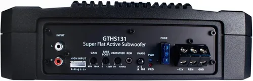 Vista 3 de Blaupunkt GTHS131 GTHS131 Super-Flat 200-Watt-Max Subwoofer activo, negro