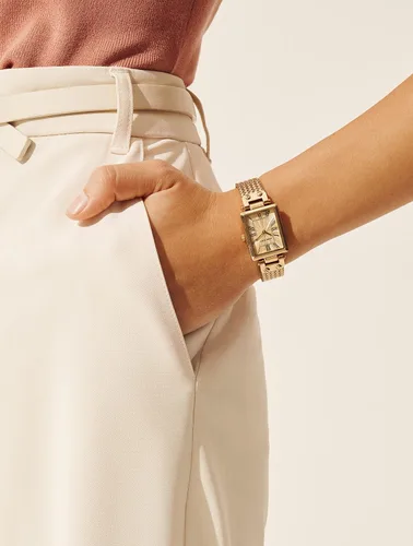Vista 5 de Anne Klein Reloj de pulsera de malla para mujer