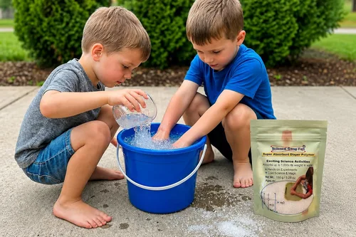 Vista 2 de 1 libra Super Absorbente Pañal Polymer_Science Productos educativos