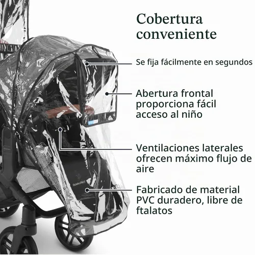 Vista 3 de UPPAbaby Escudo de lluvia RumbleSeat