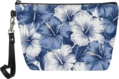 Vista 22 de Howilath Novedad Impreso Elegante Bolso Cosmético De Las Mujeres, Perros Animales Perezoso Diseño Floral Niña Trapezoide Cosméticos Bolsa De