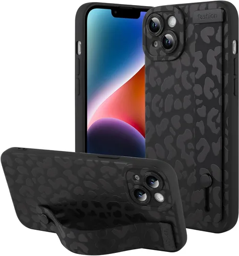 Vista 113 de OOK - Funda compatible con iPhone 11 en color vino rojo con estampado de leopardo, de TPU a prueba de golpes, cubierta delgada de silicona